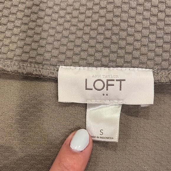 LOFT Brown Mini Pencil Skirt for Work - Picture 3 of 3